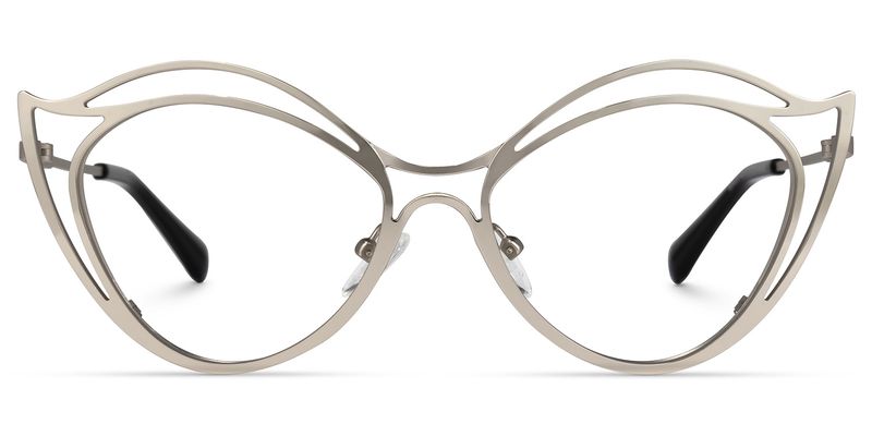 Hilleary - Geometric Silver Eyeglasses