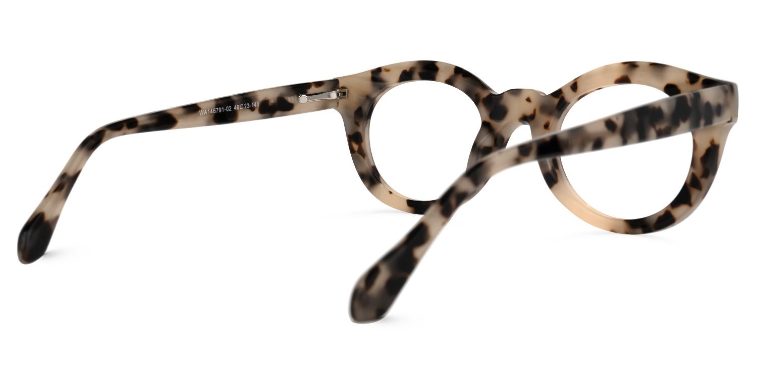 Round Tortoise Eyeglasses - 3