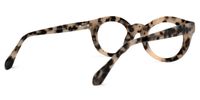 Round Tortoise Eyeglasses | Vooglam.com Side View