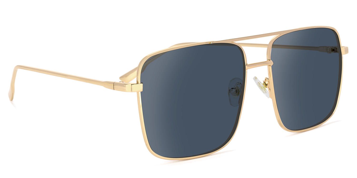 Aviator Gold Sunglasses - 5