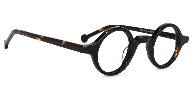 Gwendolen - Round Tortoise Eyeglasses - 5