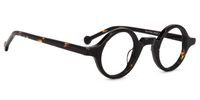 Gwendolen - Round Tortoise Eyeglasses - 5