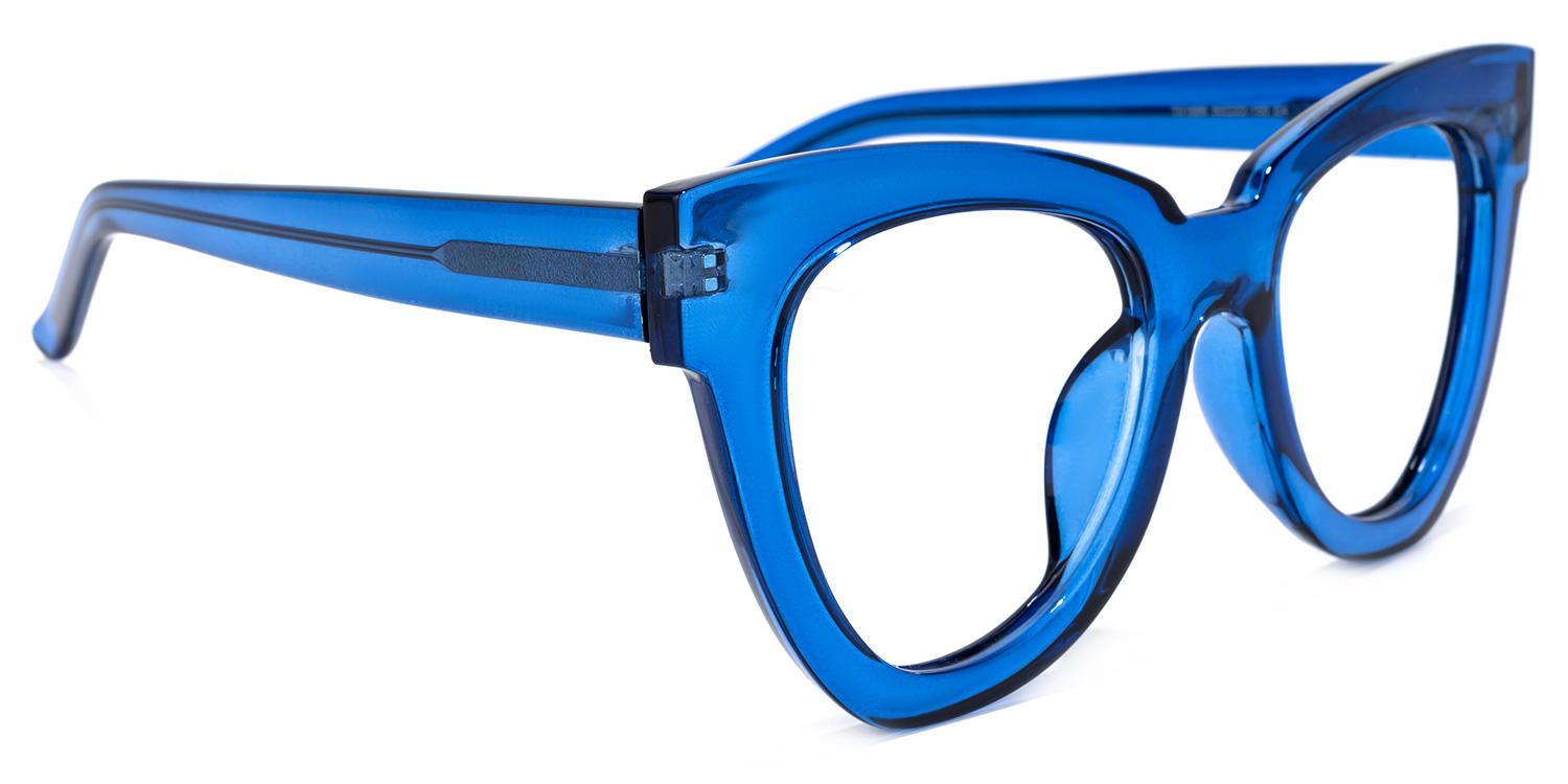 Judith - Butterfly Blue Eyeglasses - 5