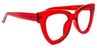 Judith - Butterfly Red Eyeglasses | Vooglam 