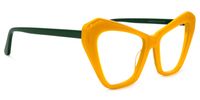 Kellee - Cat Eye Orange Eyeglasses - 5