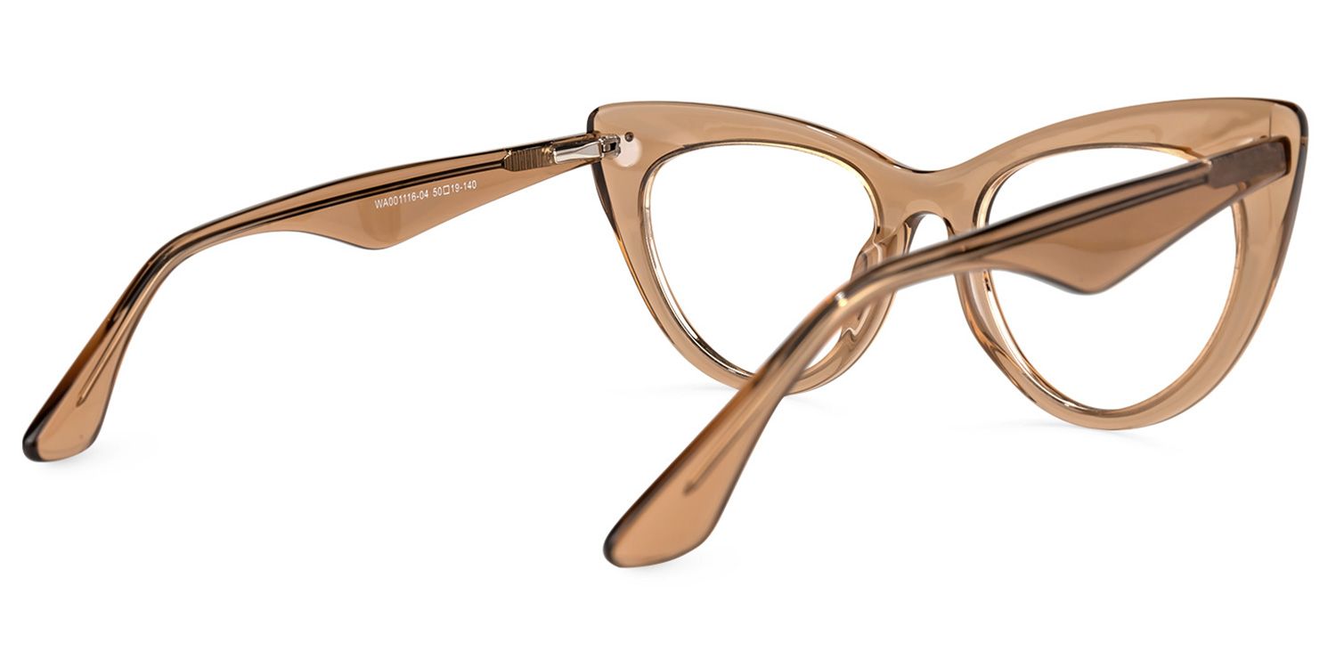 Akua - Cat Eye Brown Eyeglasses product detail 3