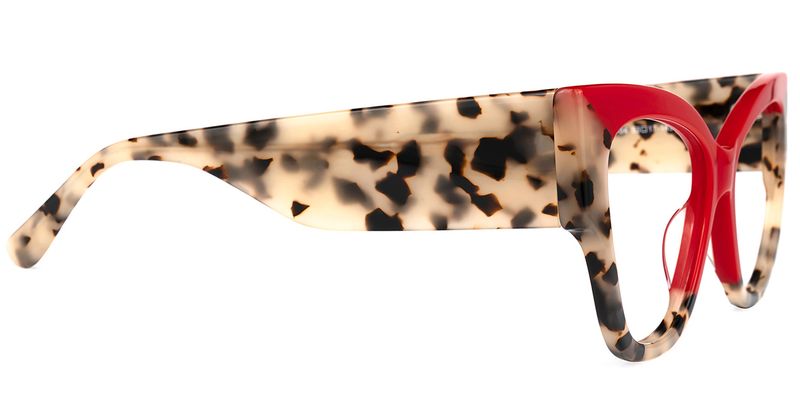 Tovar - Square Red Eyeglasses - 4