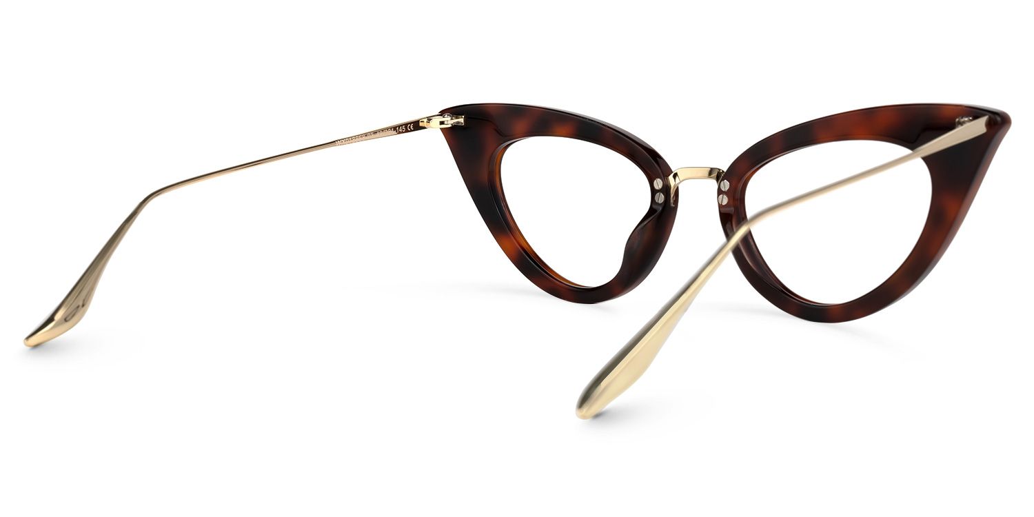 Maddie - Cat Eye Tortoise Eyeglasses - 3