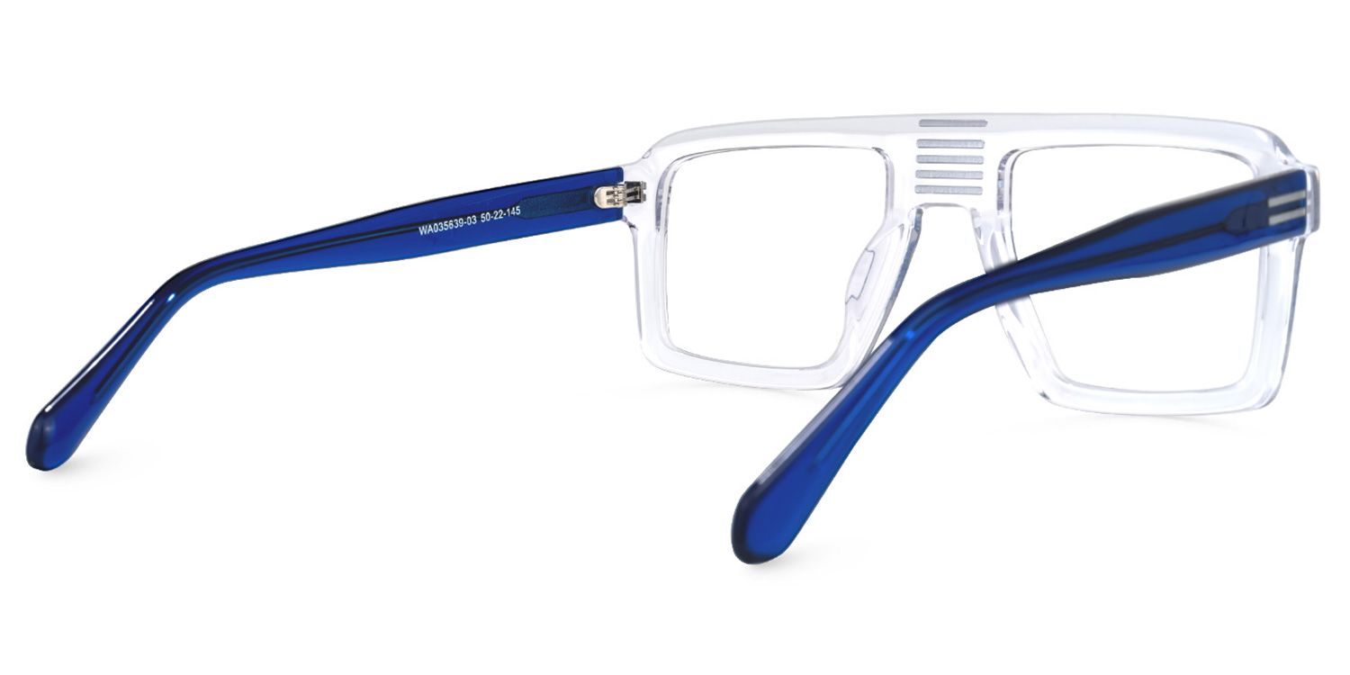 Russeau - Aviator Crystal Eyeglasses - 3