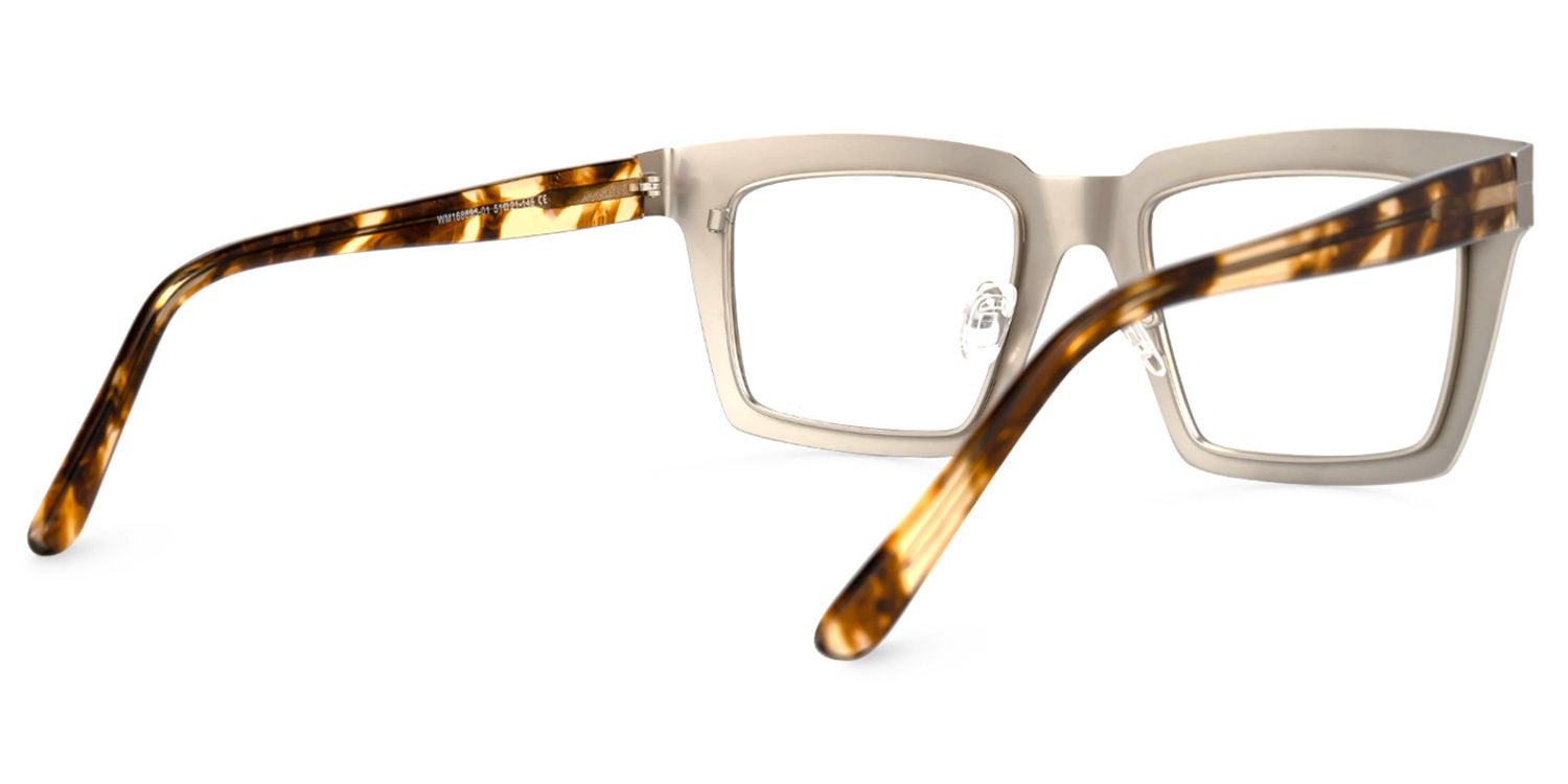 Arnal - Rectangle Silver Eyeglasses product detail 3