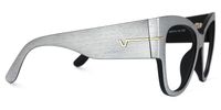 Elektra - Cat Eye Gray Eyeglasses | Vooglam 