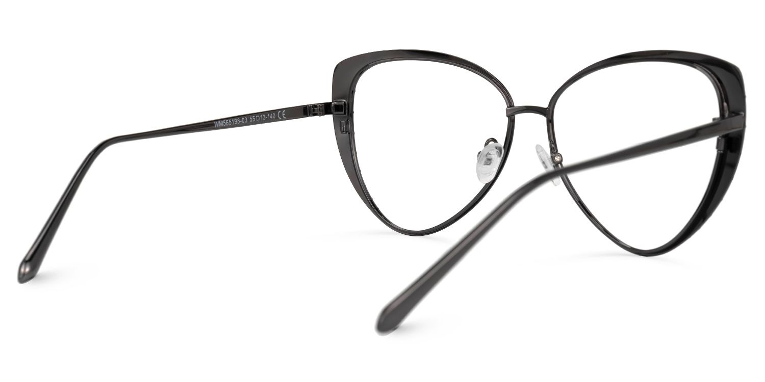 Tristan - Geometric Green Eyeglasses - 3