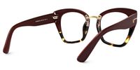 Paulina - Square Wine/Red Eyeglasses - 3