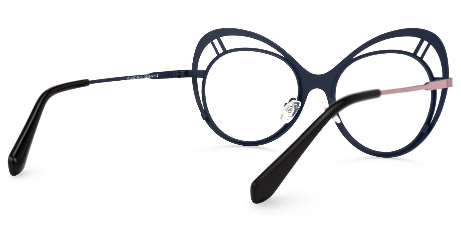 Abiyram - Cat Eye Blue/Pink Eyeglasses product detail 3