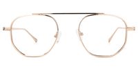 Brooks - Aviator Gold Eyeglasses
