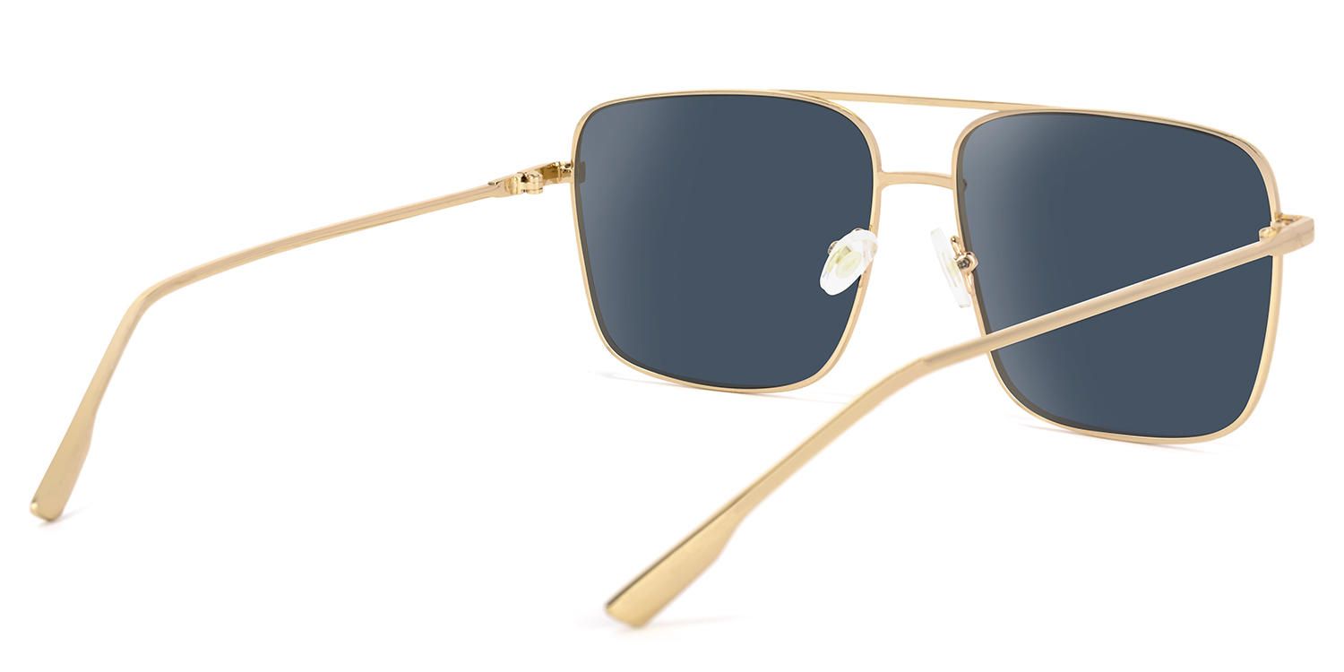 Aviator Gold Sunglasses - 3