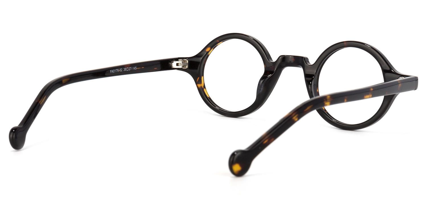 Gwendolen - Round Tortoise Eyeglasses product detail 3