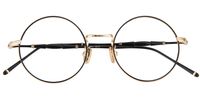 Clara Round Black/gold Eyeglasses - 1