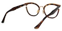 Retro - Tortoise Round Glasses | Vooglam SEO Side View