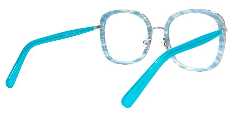 Caroline - Square Light/Blue Eyeglasses - 3