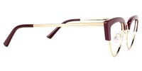 Charming Cat Eye Wine/Red Eyeglasses│Vooglam Optical Glasses 