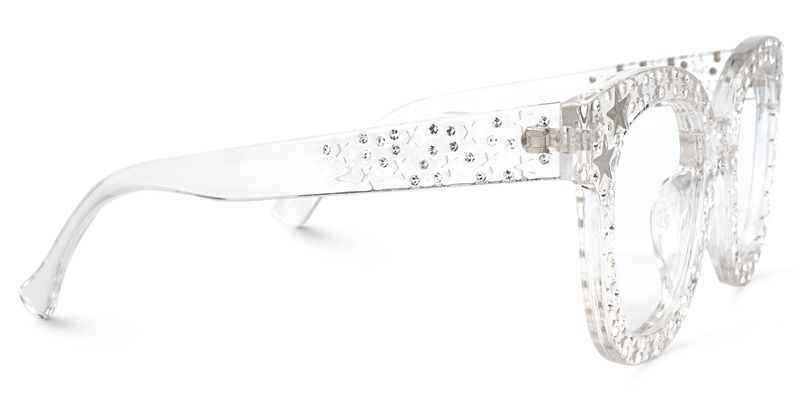 Candice - Crystal Square Eyeglasses - 4