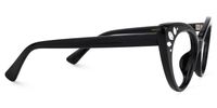 Emmie - Cat Eye Black Glasses | Vooglam 