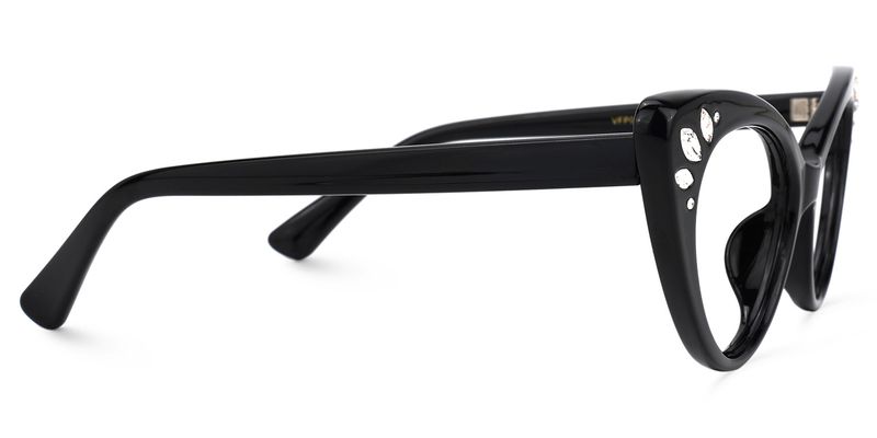 Emmie - Cat Eye Black Glasses - 4