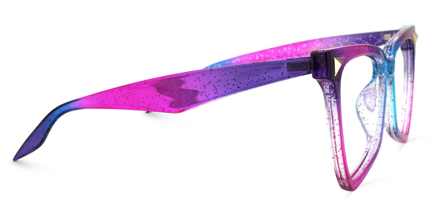 Eugenia - Butterfly Purple Eyeglasses | Vooglam 4
