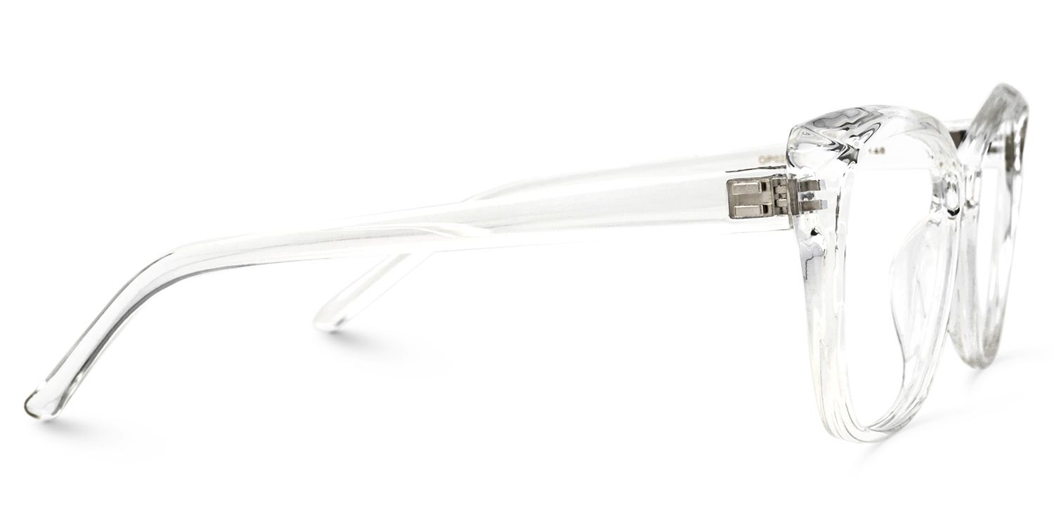 Raquel - Square Crystal Eyeglasses | Vooglam 4