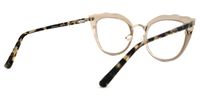 Beasley - Cat Eye Yellow Eyeglasses | Vooglam Side View