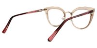 Beasley - Cat Eye Red Eyeglasses - 3