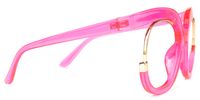 Fredia - Square Bright/Pink Eyeglasses | Vooglam 
