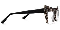Garza - Cat Eye Leopard Eyeglasses | Vooglam 