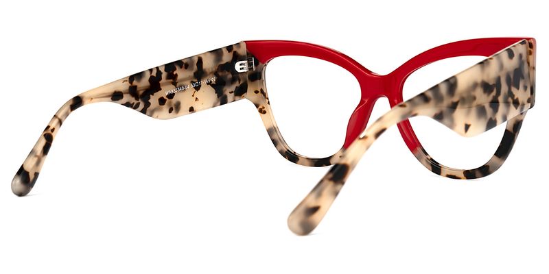 Tovar - Square Red Eyeglasses - 3