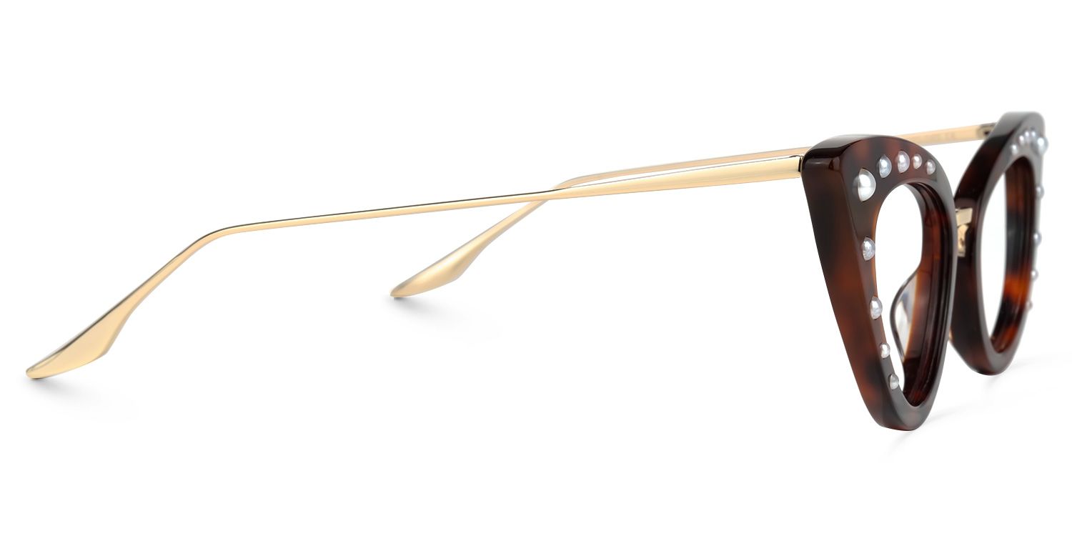 Maddie - Cat Eye Tortoise Eyeglasses product detail 4