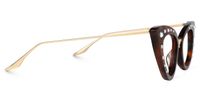Maddie - Cat Eye Tortoise Eyeglasses | Vooglam 