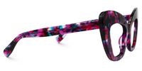 Zuzanna - Cat Eye Purple/Floral Eyeglasses - 4