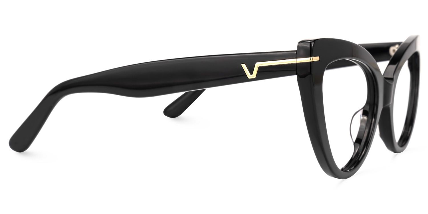 Veromca - Black Cat Eye Glasses product detail 4