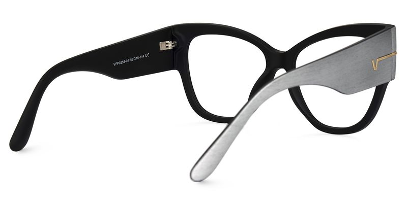 Elektra - Cat Eye Gray Eyeglasses - 3