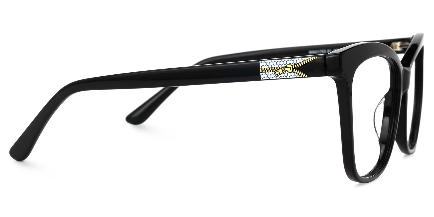 Alfven - Butterfly Black Eyeglasses | Vooglam 4