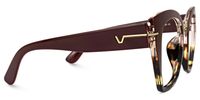 Paulina - Square Wine/Red Eyeglasses │Vooglam 