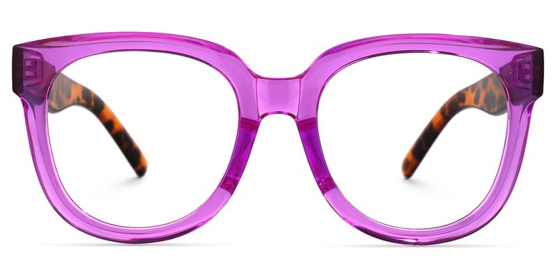 Vernetta - Square Purple Eyeglasses