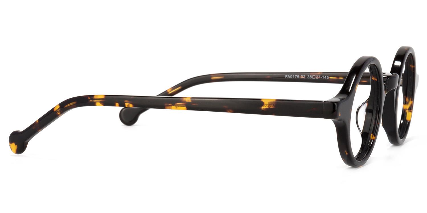 Gwendolen - Round Tortoise Eyeglasses product detail 4