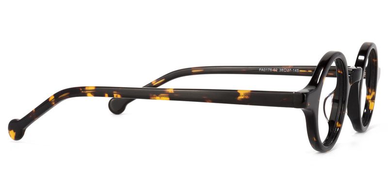 Gwendolen - Round Tortoise Eyeglasses - 4