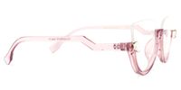 Sylvia - Cat Eye Pink Eyeglasses (Z-Shaped Arms) - 4