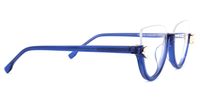 Sylvia - Cat Eye Blue Eyeglasses | Vooglam 