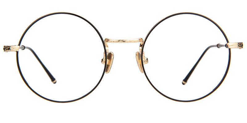 Clara Round Black/gold Eyeglasses - 2