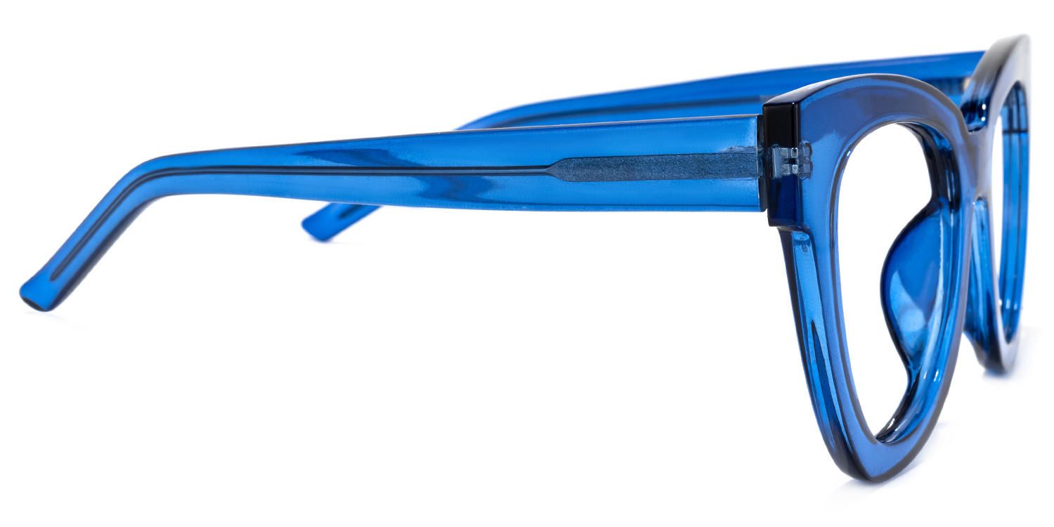 Judith - Butterfly Blue Eyeglasses - 4