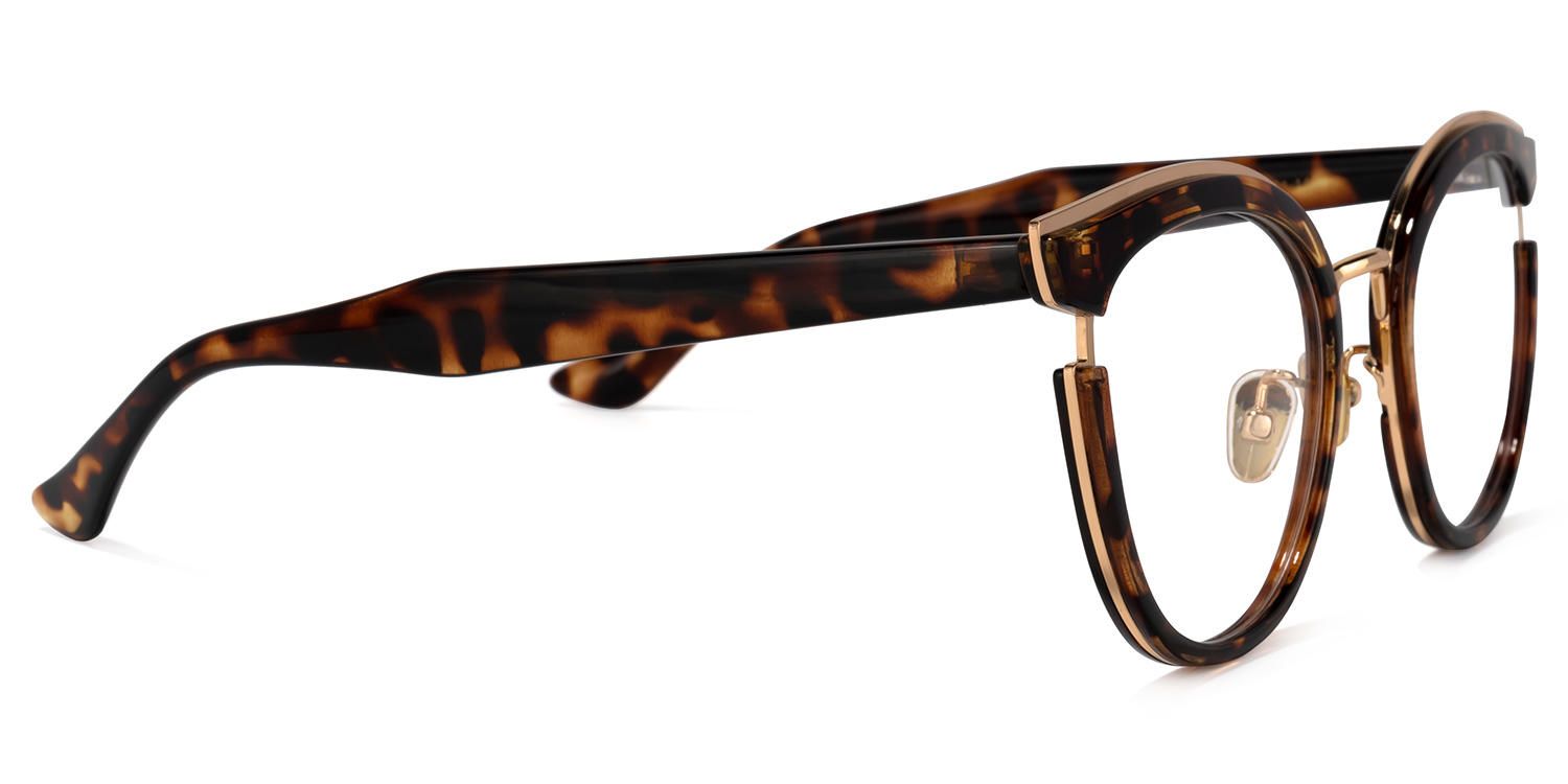 Retro - Tortoise Round Glasses product detail 4